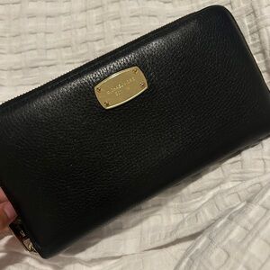 Michael Kors Black Leather Wallet